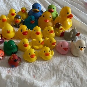 Lot of rubber duck